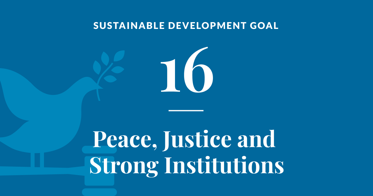 Unleash the Peace Within: Building a World Where Justice Flows Like a Mighty River with SDG 16